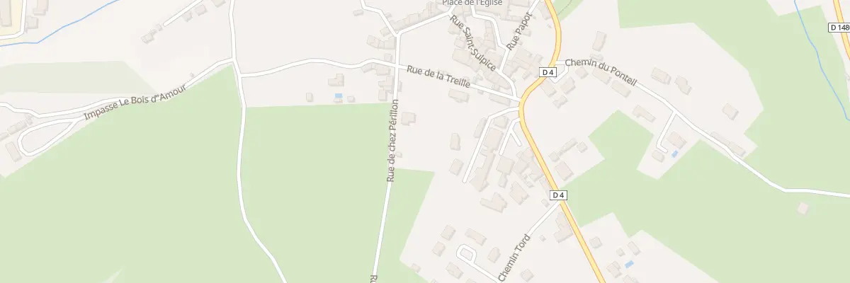 Plan du 1 Rue de Chez Périllon à Charroux