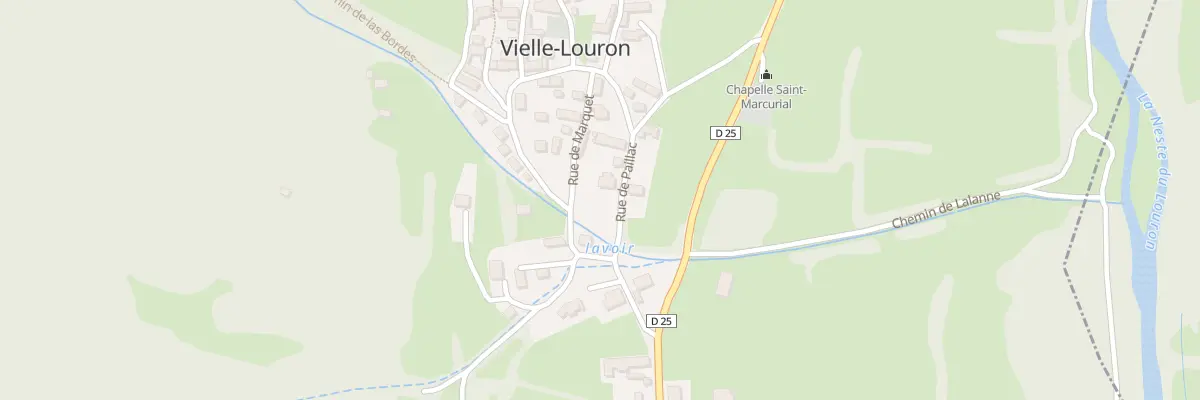 Plan du 176 Rue de Paillac à Vielle-Louron
