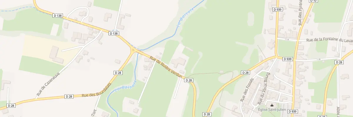 Plan du 12 Rue de Rivière-verdun à Galan