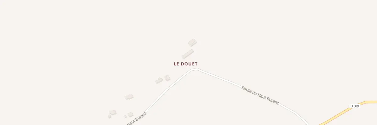 Plan du 3 Le Douet à Bures