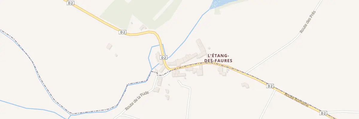 Plan du 93 L’Etang des Faures à Cherval