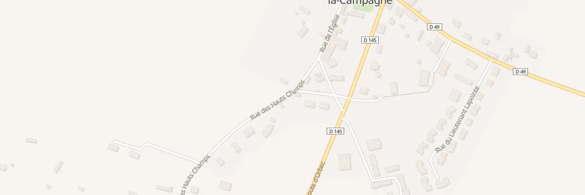 Plan du 3 Rue des Hauts Champs à Saint-Germain-la-Campagne