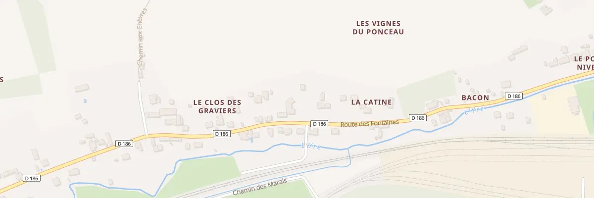 Plan du 94 Rte des Fontaines à Montval-sur-Loir