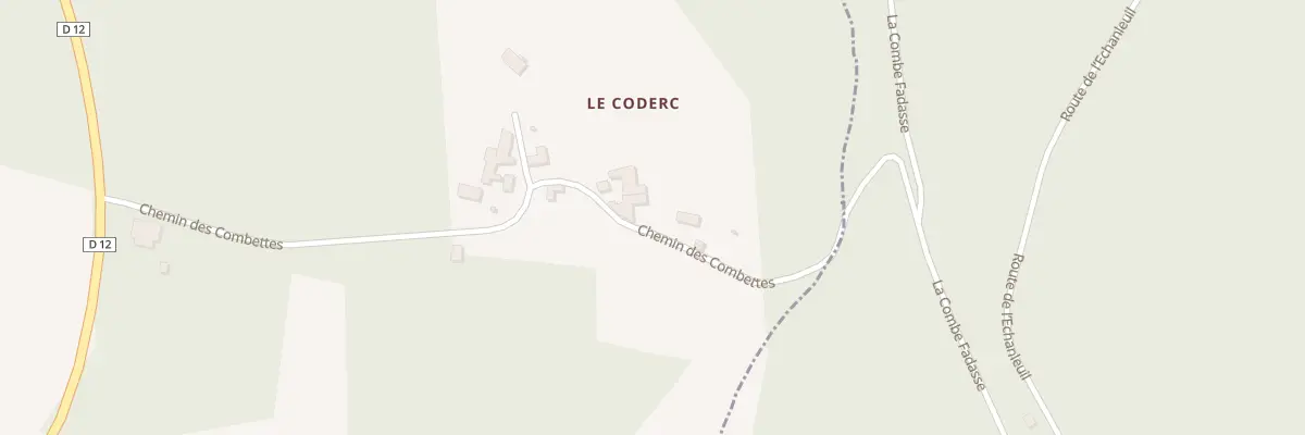 Plan du 449 Che des Combettes à La Rochebeaucourt-et-Argentine