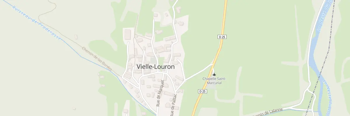 Plan du 5002 Le Village à Vielle-Louron
