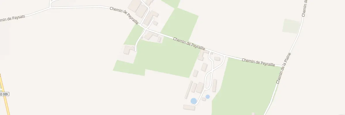 Plan du 352 Che de Peyraille à Libaros