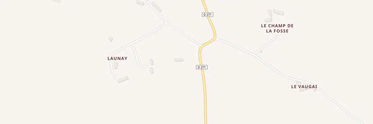 Plan du 4 Launay à Tellières-le-Plessis