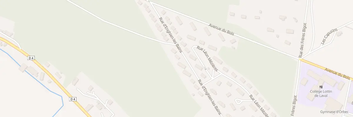 Plan du 17 Rue d’Enghien les Bains à Orbec