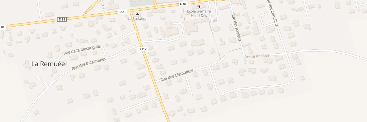 Plan du 2 Rue des Clématites à La Remuée