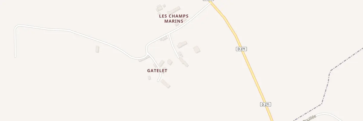 Plan du 3 Le Gatelet à Tellières-le-Plessis