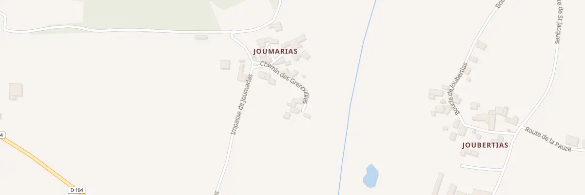 Plan du 210 Joumarias à Celles