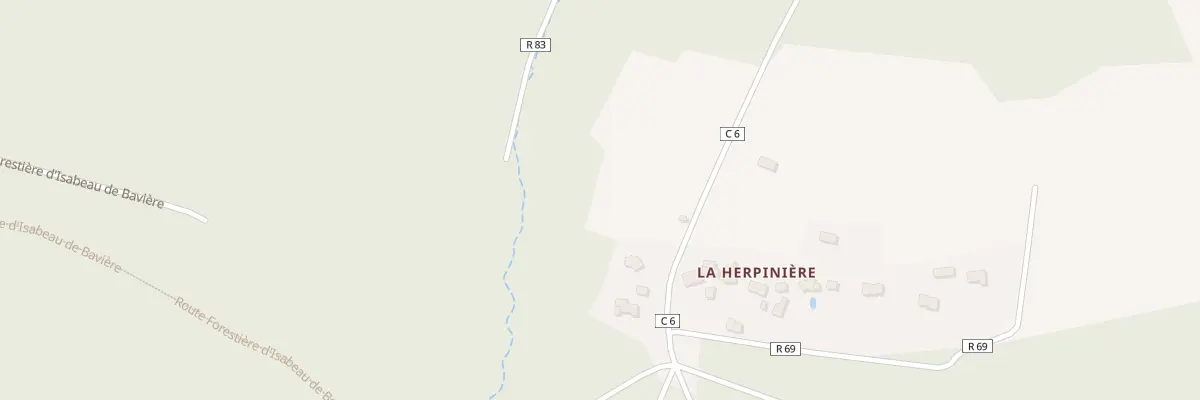 Plan du 2 La Herpiniere à Cheillé