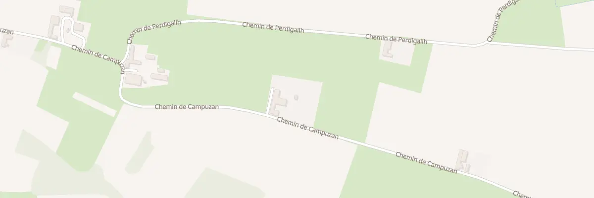 Plan du 13 Che de Campuzan à Puydarrieux