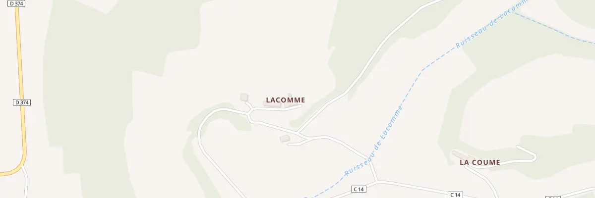 Plan du 5086 Lacomme à Biran