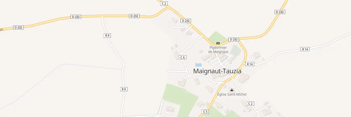 Plan du 6 Chem de Ronde à Maignaut-Tauzia