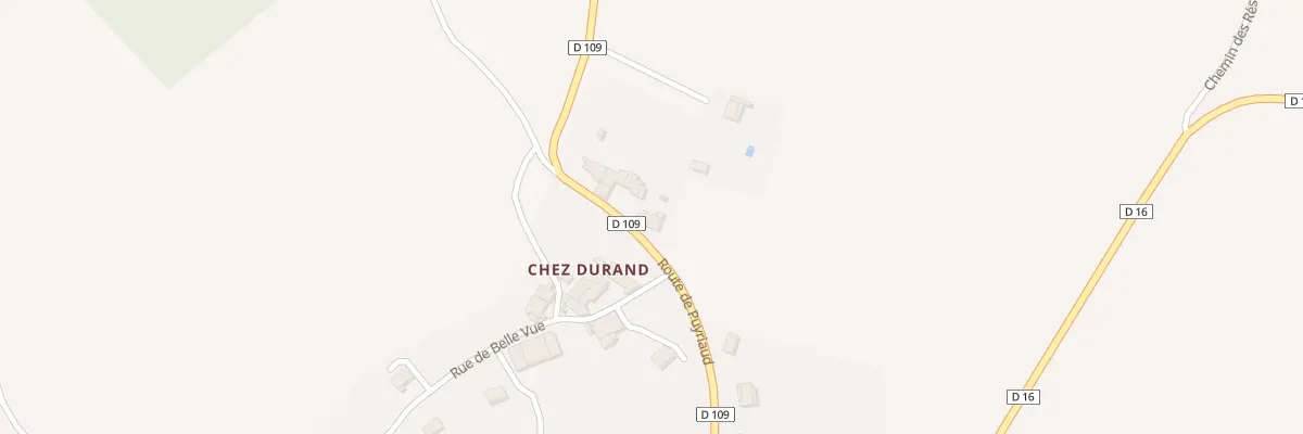 Plan du 12 Rte de Puyriaud à Grassac