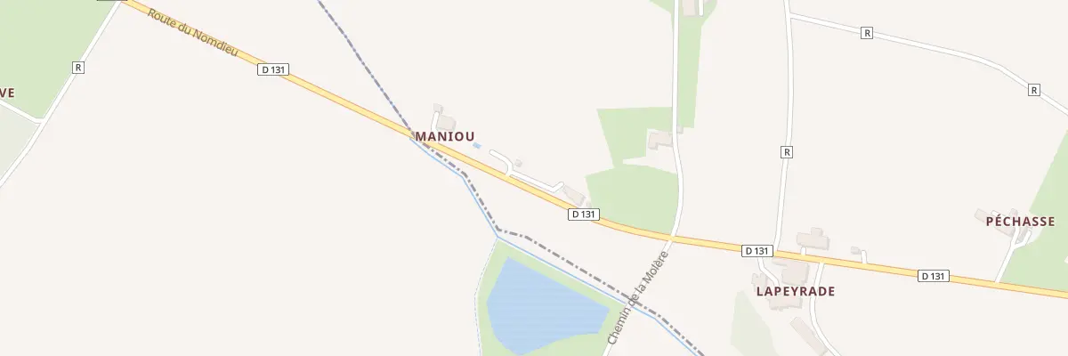 Plan du 107 Rte d’Astaffort à Calignac