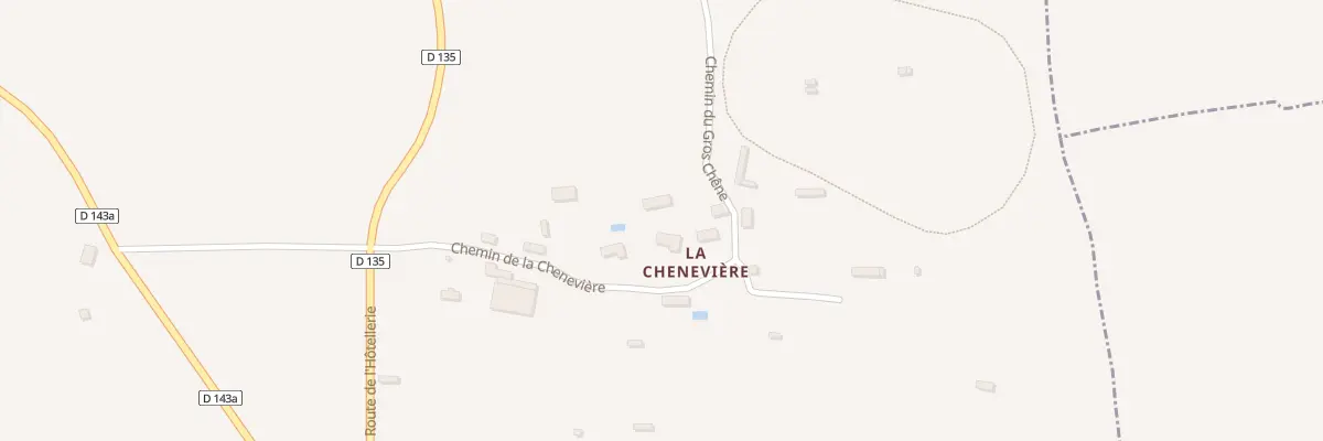 Plan du 207 Che de la Chenevière à Marolles