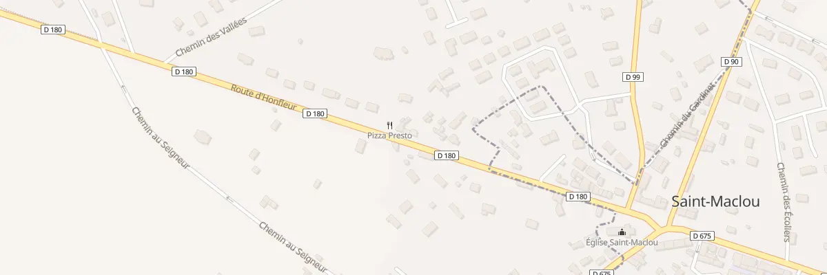 Plan du 238 Rte d’Honfleur à Boulleville