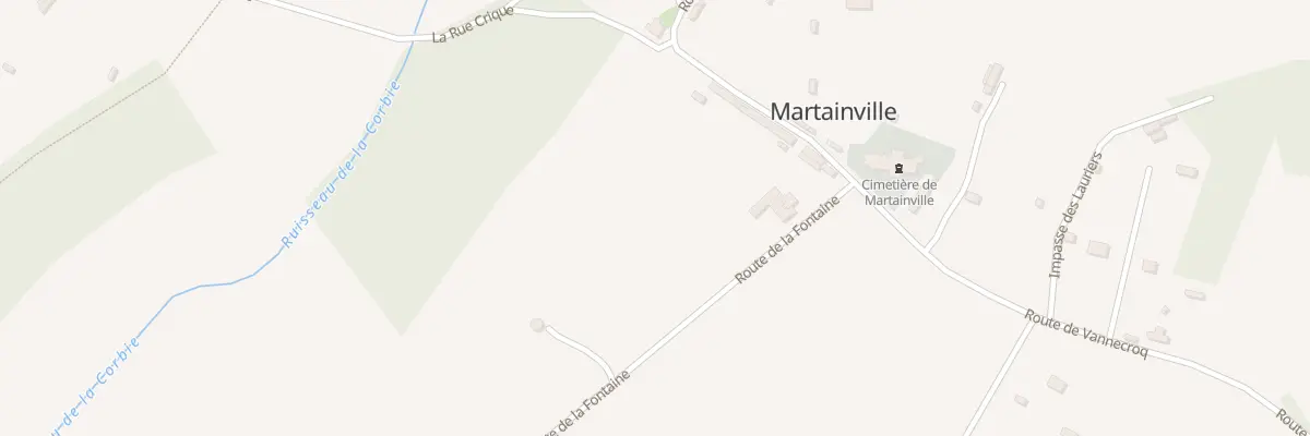Plan du 190 Rte de la Fontaine à Martainville
