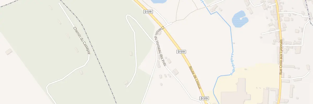 Plan du 319 Che du Hameau des Prés à Orbec