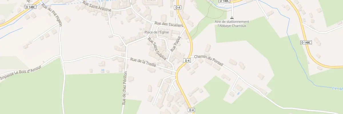 Plan du 7 Rue Papot à Charroux
