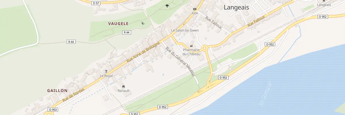 Plan du 4 Rue du General Meunier à Langeais