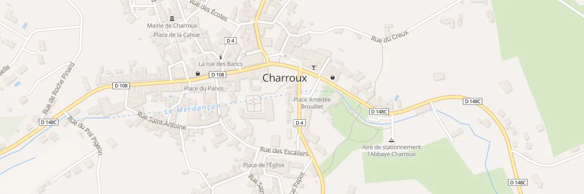 Plan du 6 Rte de Châtain à Charroux