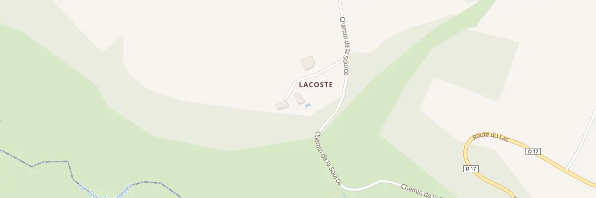 Plan du 264 Lacoste à Pomport