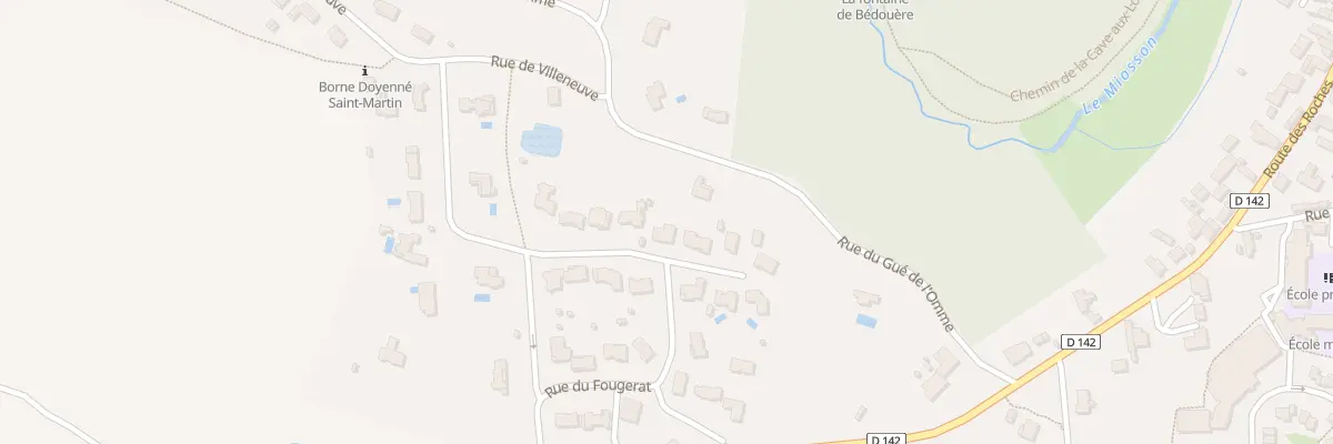 Plan du 14 Rue du Fougerat à Nouaillé-Maupertuis