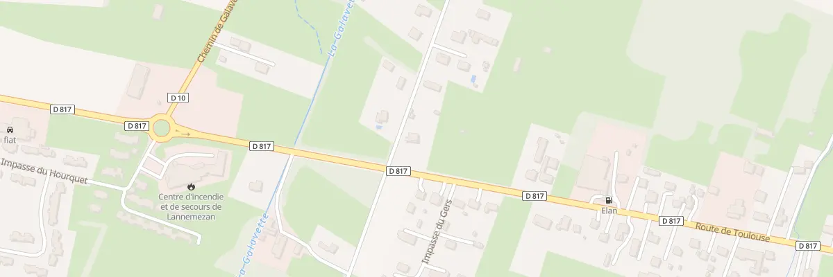 Plan du 28 Che du Traoussé à Lannemezan