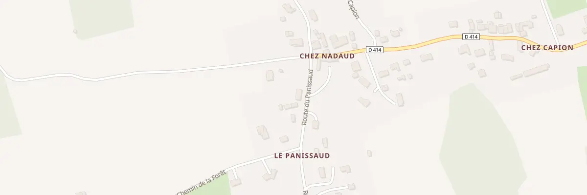 Plan du 2 Rte du Panissaud à Moulins-sur-Tardoire