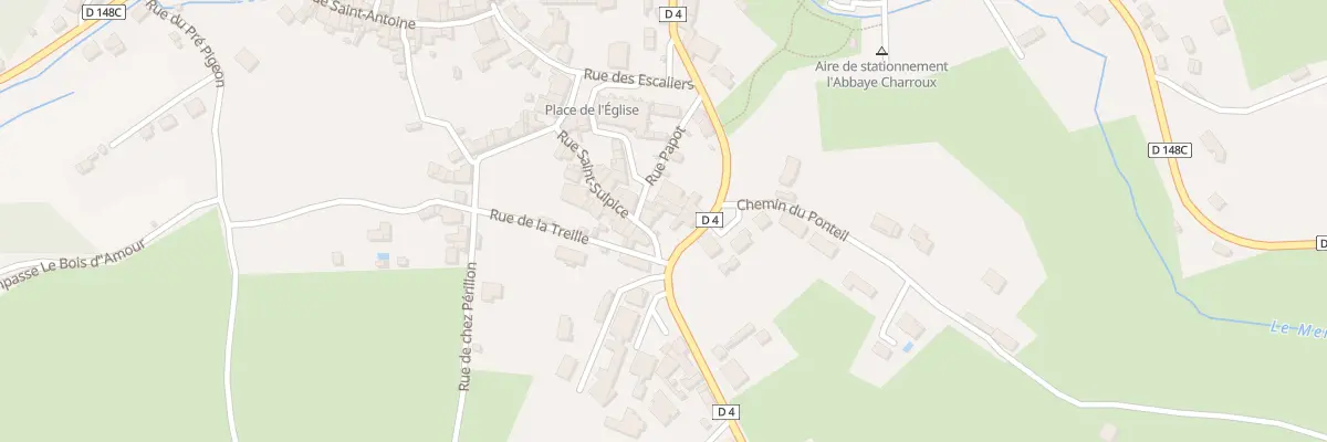 Plan du 17 Rue Saint-Sulpice à Charroux