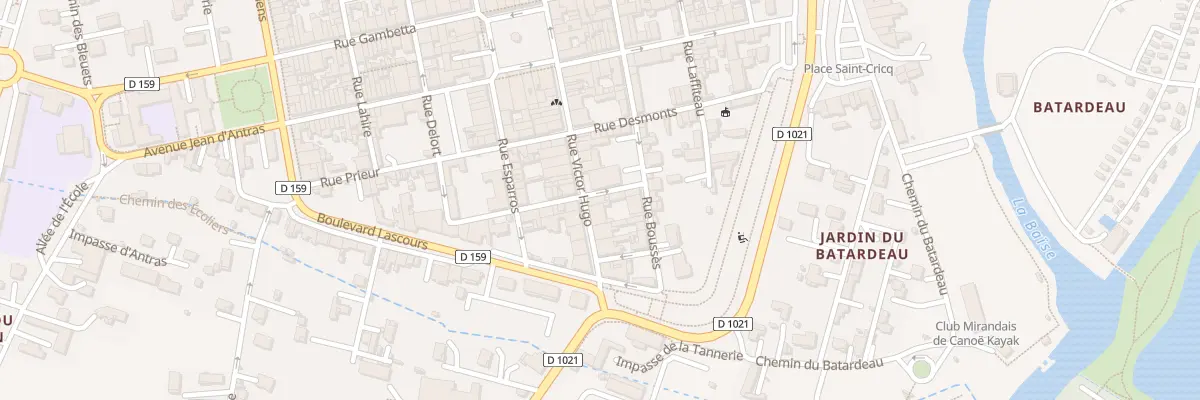 Plan du 3 Rue de Berdoues à Mirande