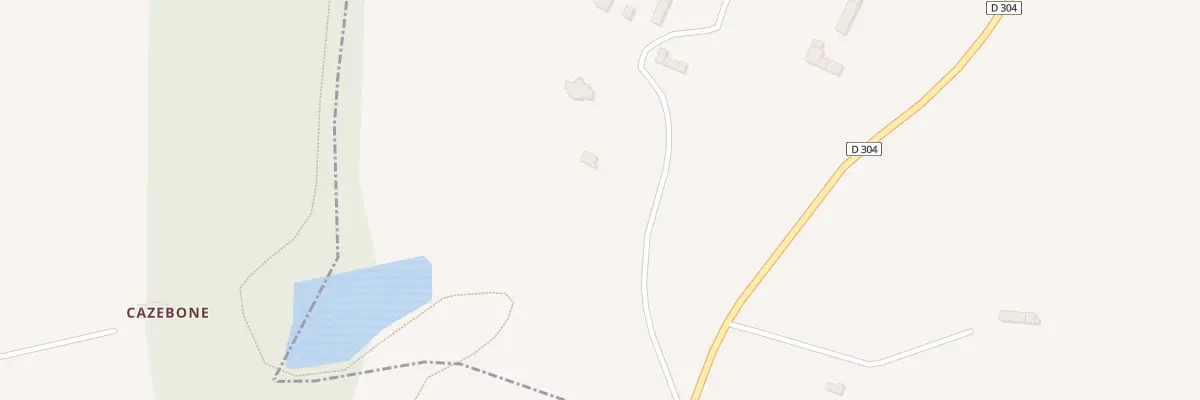 Plan du 205 Che de Boussac à Bazens
