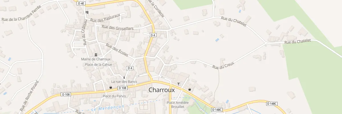 Plan du 5 Rue du Creux à Charroux