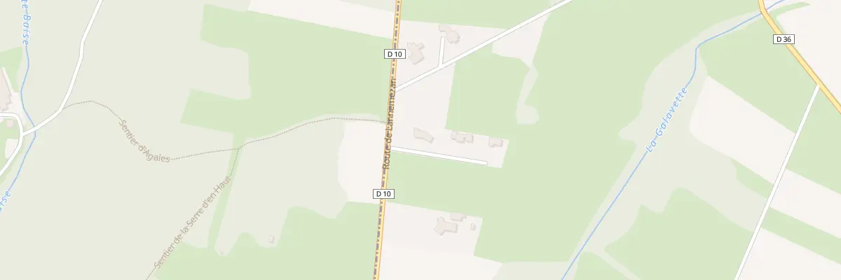 Plan du 75 Rte de Lannemezan à Clarens