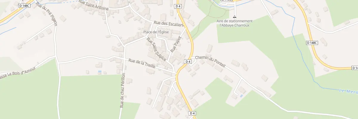 Plan du 5 Rue Papot à Charroux