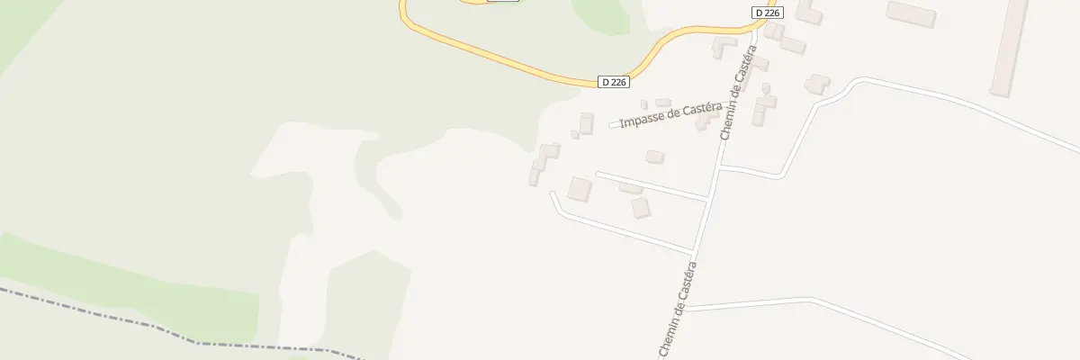 Plan du 5041 Le Castera à Duffort