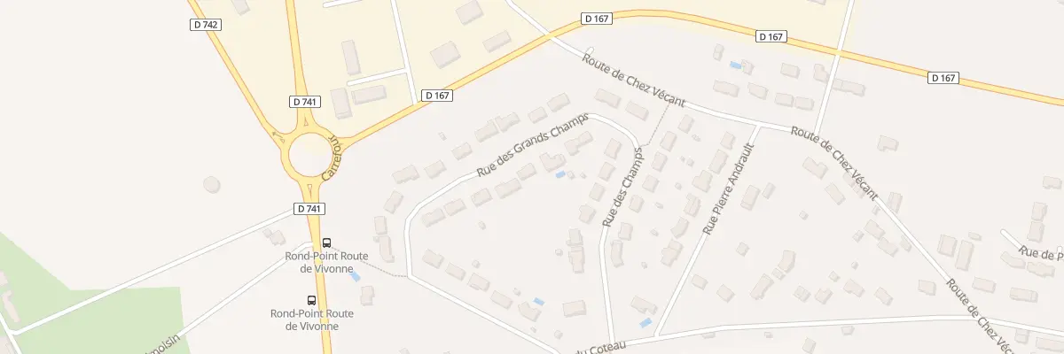 Plan du 10 Rue des Grands Champs à Saint-Maurice-la-Clouère