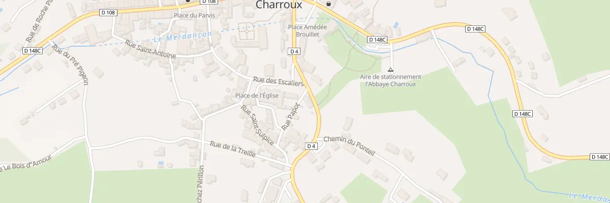Plan du 5284 Rue Papot à Charroux