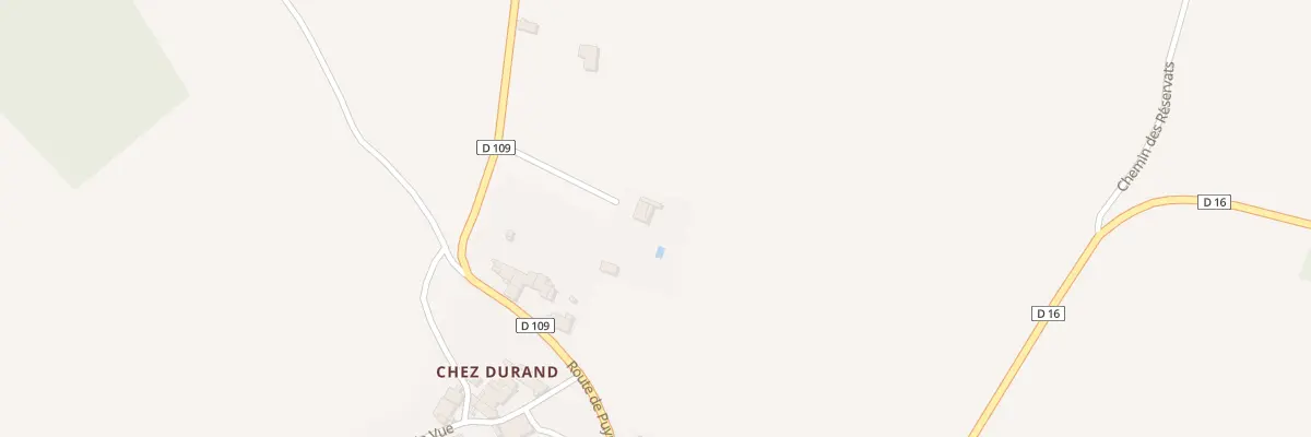 Plan du 22 Rte de Puyriaud à Grassac