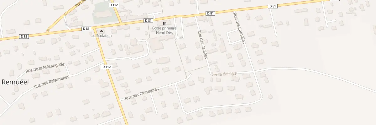 Plan du 6 Rue des Clématites à La Remuée