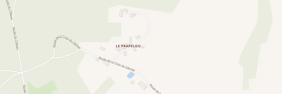 Plan du 14 Le Prapelou à Saint-Vincent-de-Connezac