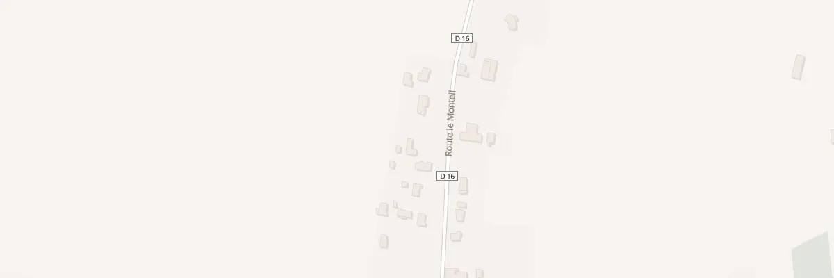 Plan du 46 Rte du Monteil à Lamonzie-Saint-Martin