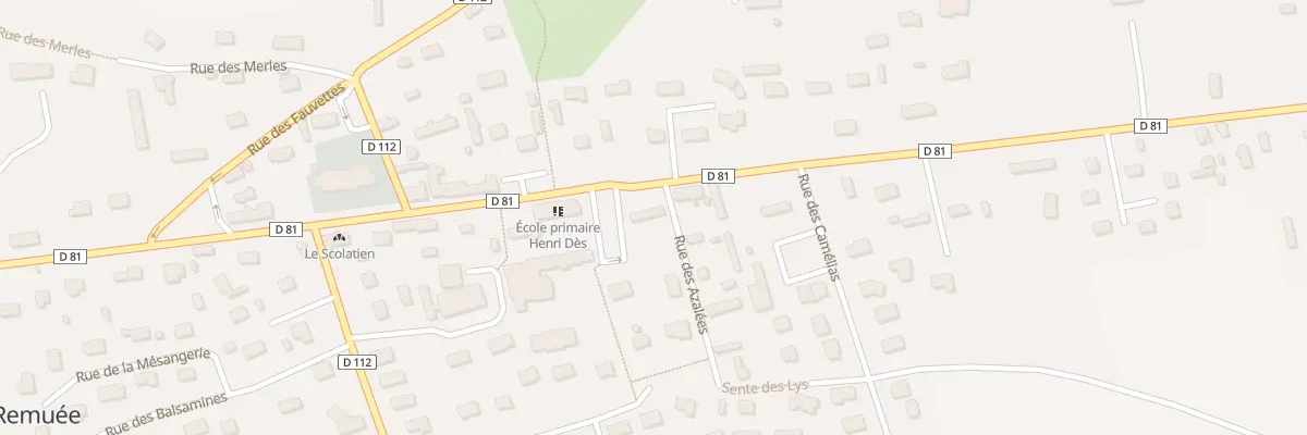 Plan du 11 Rue des Châtaigniers à La Remuée