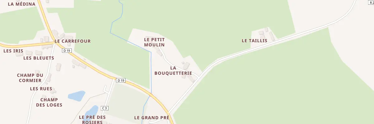 Plan du 5011 La Bouqueterie à Terrehault