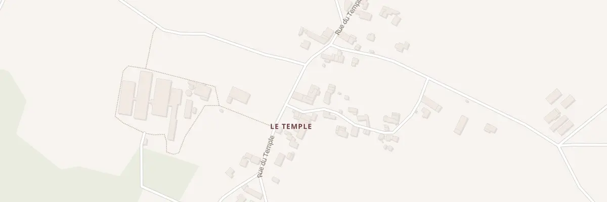 Plan du 20 Rue du Temple à Cellefrouin