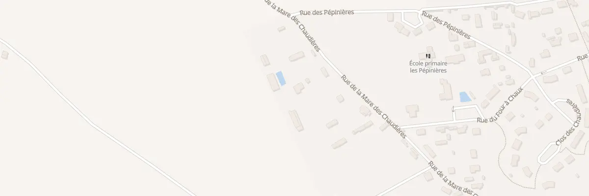 Plan du 727T Rue de la Mare des Chaudières à La Cerlangue