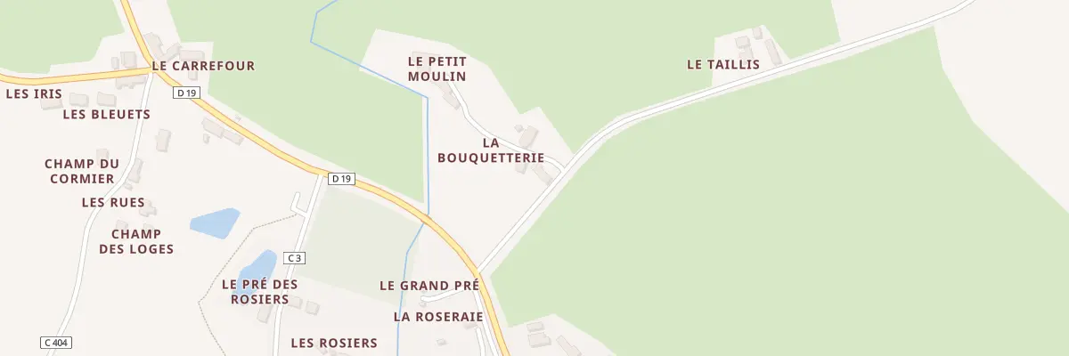 Plan du 5012 La Bouqueterie à Terrehault